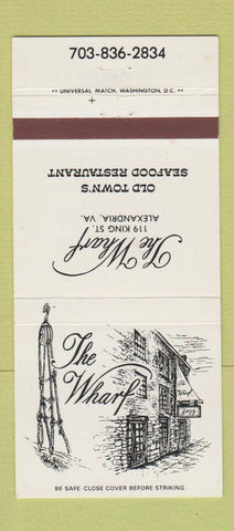 Matchbook Cover - The Wharf Alexandria VA 30 Strike