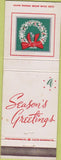 Matchbook Cover - Hanson Machine Tool Co St Louis MO