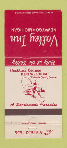 Matchbook Cover - Valley Inn Newaygo MI 30 Strike