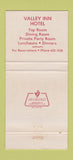 Matchbook Cover - Valley Inn Newaygo MI 30 Strike