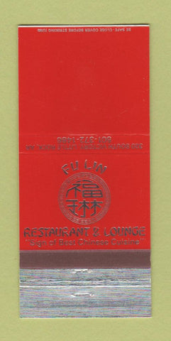 Matchbook Cover - Fu Lin Chinese Restaurant Little Rock AR 30 Strike
