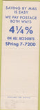 Matchbook Cover - North West Savings Chicago IL