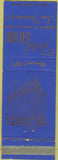 Matchbook Cover - Hotel Shaw San Francisco CA