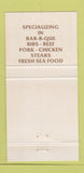 Matchbook Cover - Ole Smokehouse Restaurant  30 Strike