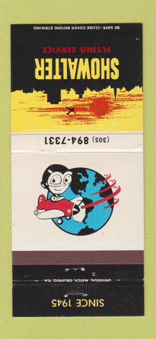 Matchbook Cover - Showalter Flying Service Orlando FL 30 Strike