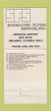 Matchbook Cover - Showalter Flying Service Orlando FL 30 Strike