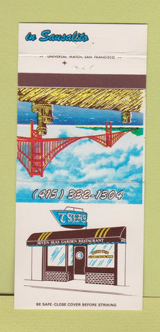 Matchbook Cover - 7 Seas Restaurant San Francisco CA 30 Strike