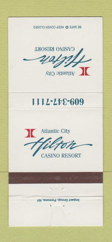Matchbook Cover - Hilton Casino Resort Atlantic City NJ 30 Strike
