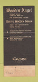 Matchbook Cover - Wooden Angel Indian Beaver PA 30 Strike