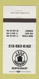 Matchbook Cover - J&R's Smokehouse Wind Gap PA WHITE 30 Strike