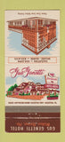 Matchbook Cover - Gus Genetti Hotel Wilkes Barre PA 30 Strike