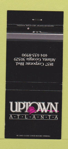 Matchbook Cover - Uptown Atlanta GA 30 Strike