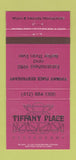 Matchbook Cover - Tiffany Place Restaurant Pittsburgh PA 30 Strike