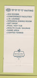 Matchbook Cover - Fort Magruder Inn Williamsburg VA 30 Strike
