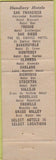 Matchbook Cover - El Corez Hotel San Diego Ca