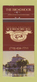 Matchbook Cover - Broadmoor Hotel Colorado Springs 30 Strike