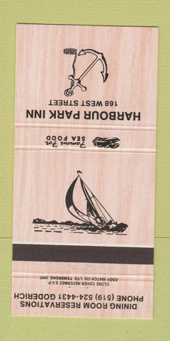 Matchbook Cover - Harbour Park Inn Goderich ON 30 Strike