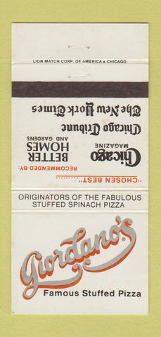 Matchbook Cover - Giordano's Pizza Chicago IL 30 Strike