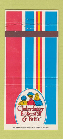 Matchbook Cover - Clinkerdagger Bickerstaff & Pett's Seattle Tacoma WA 30 Strike