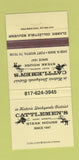 Matchbook Cover - Cattlemen's Steak House Fort Worth TX 30 Strike