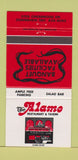 Matchbook Cover - The Alamo Restaurant Tavern Downsview ON 30 Strike