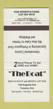 Matchbook Cover - The Boat Restaurant Toronto ON 30 Strike