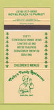 Matchbook Cover - Cally's Family Restaurant Guelph ON 30 Strike