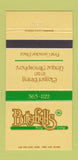 Matchbook Cover - Butterfield's Restaurant 30 Strike