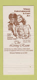 Matchbook Cover - The Living Room Warren OH 30 Strike