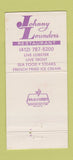 Matchbook Cover - Johnny Lounders Restaurant Pittsburgh PA 30 Strike