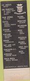 Matchbook Cover - Davenport Hotel Spokane WA