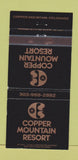 Matchbook Cover - Copper Mountain Resort Colorado 30 Strike