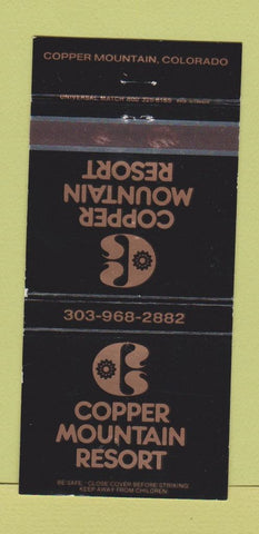 Matchbook Cover - Copper Mountain Resort Colorado 30 Strike