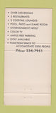Matchbook Cover - Penn Harris Motor Inn  WEAR 30 Strike