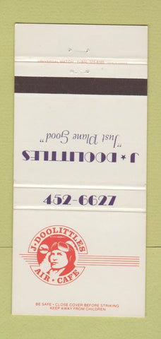 Matchbook Cover - J Doolittles CAFe 30 Strike