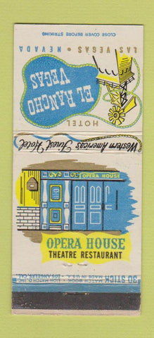 Matchbook Cover - El Rancho Vegas Las Vegas NV 30 Stick