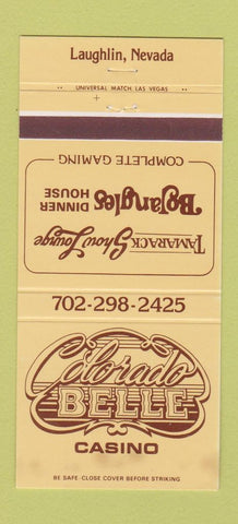 Matchbook Cover - Colorado Belle Casino Laughlin NV 30 Strike