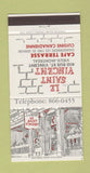 Matchbook Cover - La Saint Vincent Montreal QC 30 Strike