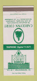 Matchbook Cover - Carolynn Court Williamsburg VA 30 Strike