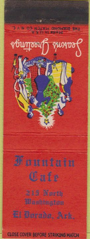 Matchbook Cover - Fountain Cade El Dorado AR