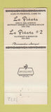 Matchbook Cover - Paradise Pinata Paradise Valley AZ Mexican 30 Strike