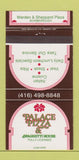 Matchbook Cover - Palace Pizza Scarborough ON 30 Strike