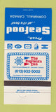 Matchbook Cover - Captain's Inn Seafood Cornwall ON 30 Strike