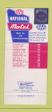 Matchbook Cover - National Motel Washington PA 30 Strike