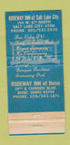 Matchbook Cover - Rodeway Inn Boise ID Salt Lake City UT WORN 30 Strike