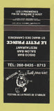Matchbook Cover - Unfestival Restaurant QC 30 Strike