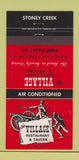 Matchbook Cover - Village Restaurant Tavern Stoney Creek ON 30 Strike