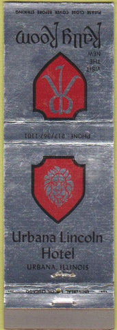 Matchbook Cover - Rally Room Urbana IL Lincoln Hotel