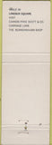 Matchbook Cover - Rally Room Urbana IL Lincoln Hotel