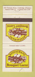 Matchbook Cover - Restaurant Bouquet Garni Preston Cambridge ON 30 Strike